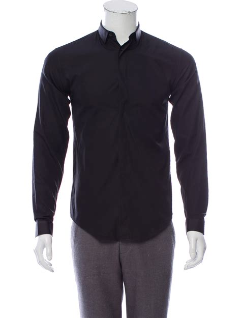 dior homme button-front shirt har|More.